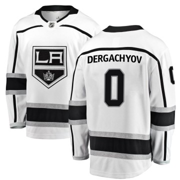 Breakaway Fanatics Branded Men's Alexander Dergachyov Los Angeles Kings Away Jersey - White
