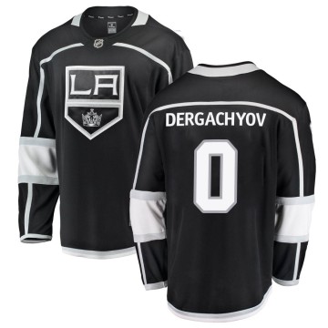 Breakaway Fanatics Branded Men's Alexander Dergachyov Los Angeles Kings Home Jersey - Black