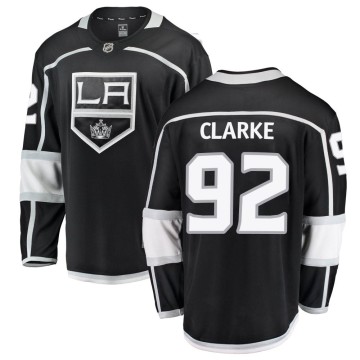 Breakaway Fanatics Branded Men's Brandt Clarke Los Angeles Kings Home Jersey - Black
