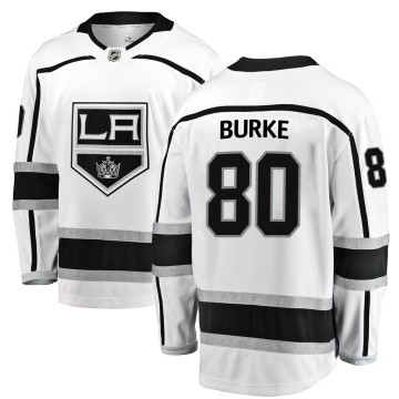 Breakaway Fanatics Branded Men's Brayden Burke Los Angeles Kings Away Jersey - White