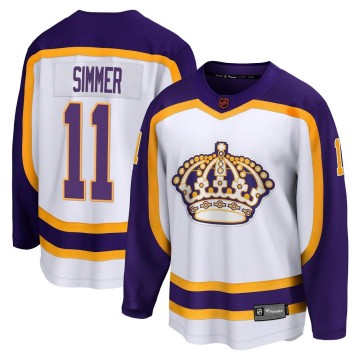 Breakaway Fanatics Branded Men's Charlie Simmer Los Angeles Kings Special Edition 2.0 Jersey - White