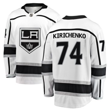 Breakaway Fanatics Branded Men's Clayton Kirichenko Los Angeles Kings Away Jersey - White
