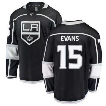 Breakaway Fanatics Branded Men's Daryl Evans Los Angeles Kings Home Jersey - Black