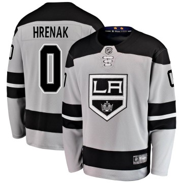 Breakaway Fanatics Branded Men's David Hrenak Los Angeles Kings Alternate Jersey - Gray