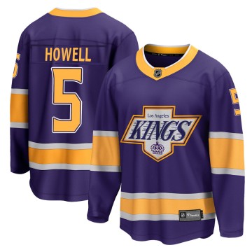 Breakaway Fanatics Branded Men's Harry Howell Los Angeles Kings 2020/21 Special Edition Jersey - Purple