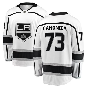 Breakaway Fanatics Branded Men's Lorenzo Canonica Los Angeles Kings Away Jersey - White