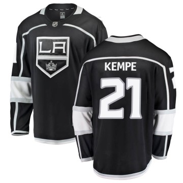 Breakaway Fanatics Branded Men's Mario Kempe Los Angeles Kings Home Jersey - Black