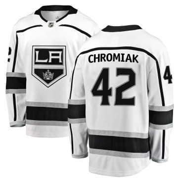 Breakaway Fanatics Branded Men's Martin Chromiak Los Angeles Kings Away Jersey - White
