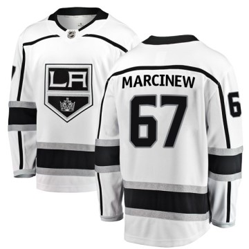 Breakaway Fanatics Branded Men's Matt Marcinew Los Angeles Kings Away Jersey - White