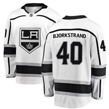 Breakaway Fanatics Branded Men's Patrick Bjorkstrand Los Angeles Kings Away Jersey - White