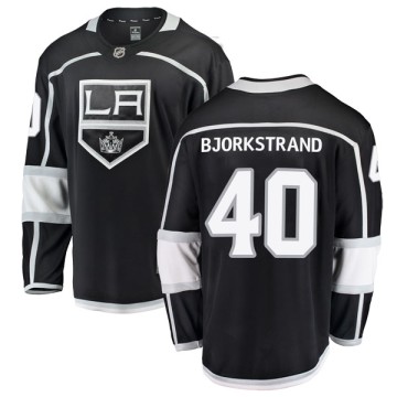 Breakaway Fanatics Branded Men's Patrick Bjorkstrand Los Angeles Kings Home Jersey - Black