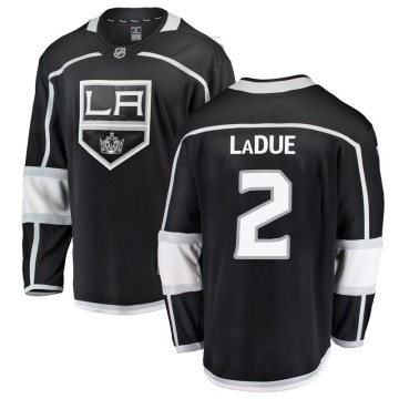 Breakaway Fanatics Branded Men's Paul LaDue Los Angeles Kings Home Jersey - Black