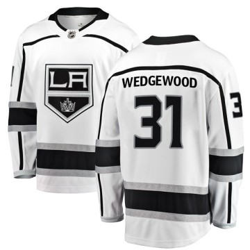 Breakaway Fanatics Branded Men's Scott Wedgewood Los Angeles Kings Away Jersey - White