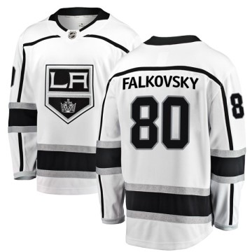 Breakaway Fanatics Branded Men's Stepan Falkovsky Los Angeles Kings Away Jersey - White