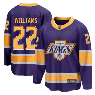 Breakaway Fanatics Branded Men's Tiger Williams Los Angeles Kings 2020/21 Special Edition Jersey - Purple