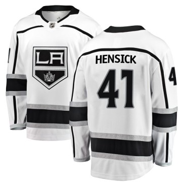 Breakaway Fanatics Branded Men's T.J. Hensick Los Angeles Kings Away Jersey - White
