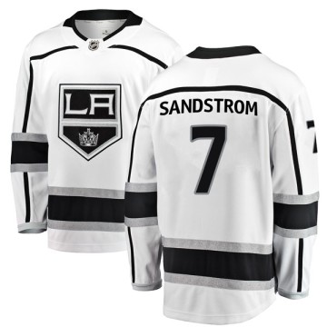 Breakaway Fanatics Branded Men's Tomas Sandstrom Los Angeles Kings Away Jersey - White