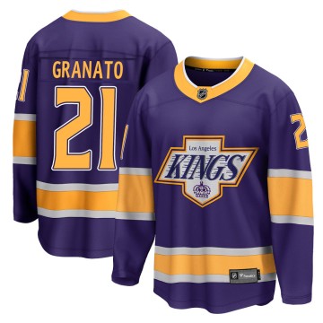 Breakaway Fanatics Branded Men's Tony Granato Los Angeles Kings 2020/21 Special Edition Jersey - Purple