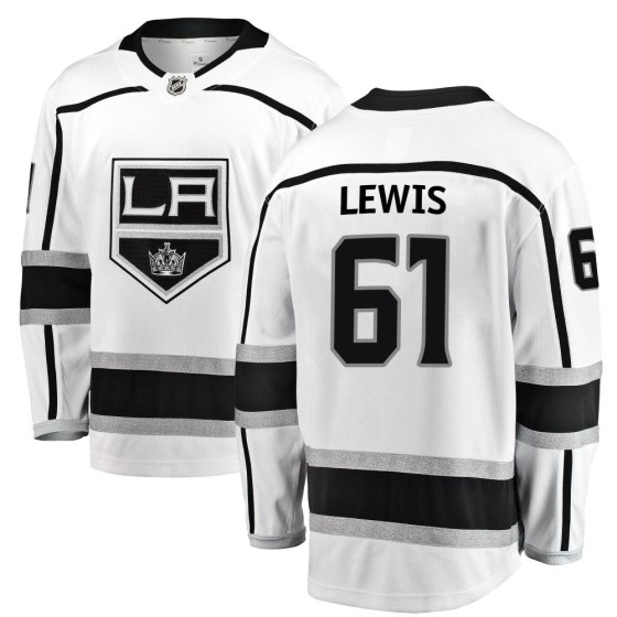 Breakaway Fanatics Branded Men's Trevor Lewis Los Angeles Kings Away Jersey - White