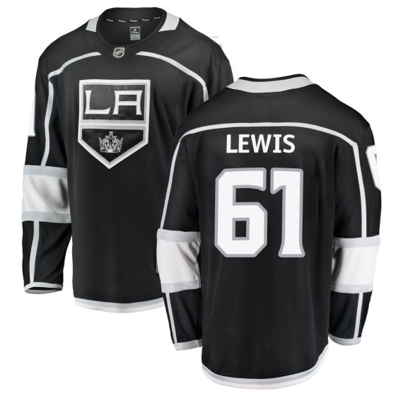 Breakaway Fanatics Branded Men's Trevor Lewis Los Angeles Kings Home Jersey - Black