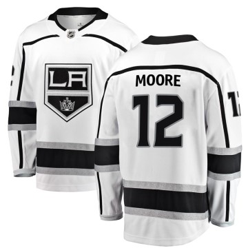 Breakaway Fanatics Branded Men's Trevor Moore Los Angeles Kings Away Jersey - White