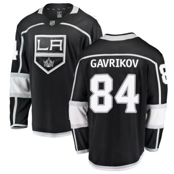 Breakaway Fanatics Branded Men's Vladislav Gavrikov Los Angeles Kings Home Jersey - Black