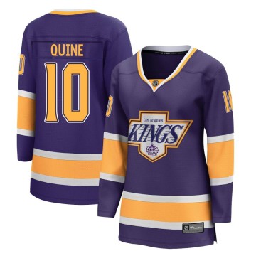 Breakaway Fanatics Branded Women's Alan Quine Los Angeles Kings 2020/21 Special Edition Jersey - Purple