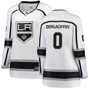 Breakaway Fanatics Branded Women's Alexander Dergachyov Los Angeles Kings Away Jersey - White