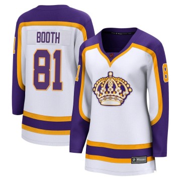 Breakaway Fanatics Branded Women's Angus Booth Los Angeles Kings Special Edition 2.0 Jersey - White