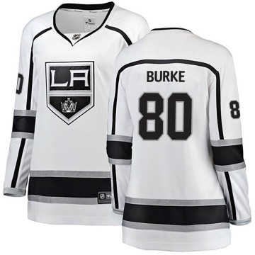 Breakaway Fanatics Branded Women's Brayden Burke Los Angeles Kings Away Jersey - White