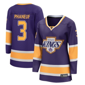 Breakaway Fanatics Branded Women's Dion Phaneuf Los Angeles Kings 2020/21 Special Edition Jersey - Purple