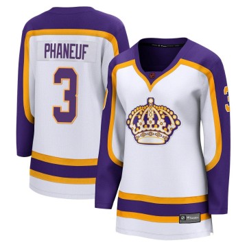 Breakaway Fanatics Branded Women's Dion Phaneuf Los Angeles Kings Special Edition 2.0 Jersey - White