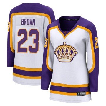 Breakaway Fanatics Branded Women's Dustin Brown Los Angeles Kings Special Edition 2.0 Jersey - White