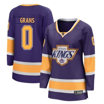 Breakaway Fanatics Branded Women's Helge Grans Los Angeles Kings 2020/21 Special Edition Jersey - Purple