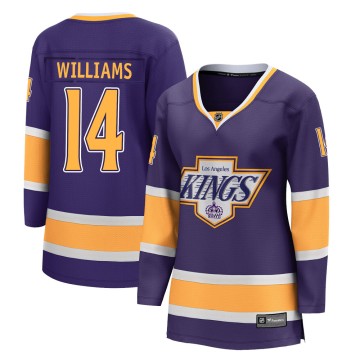 Breakaway Fanatics Branded Women's Justin Williams Los Angeles Kings 2020/21 Special Edition Jersey - Purple