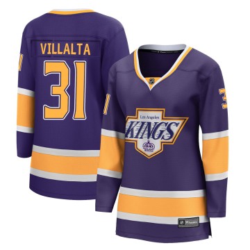Breakaway Fanatics Branded Women's Matt Villalta Los Angeles Kings 2020/21 Special Edition Jersey - Purple