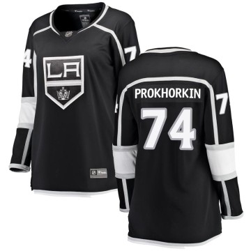 Breakaway Fanatics Branded Women's Nikolai Prokhorkin Los Angeles Kings Home Jersey - Black