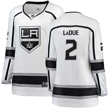 Breakaway Fanatics Branded Women's Paul LaDue Los Angeles Kings Away Jersey - White