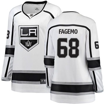Breakaway Fanatics Branded Women's Samuel Fagemo Los Angeles Kings Away Jersey - White