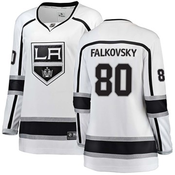 Breakaway Fanatics Branded Women's Stepan Falkovsky Los Angeles Kings Away Jersey - White
