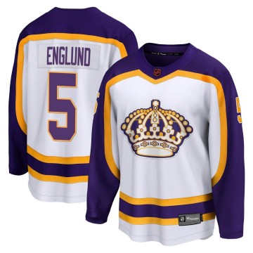 Breakaway Fanatics Branded Youth Andreas Englund Los Angeles Kings Special Edition 2.0 Jersey - White