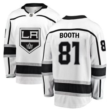 Breakaway Fanatics Branded Youth Angus Booth Los Angeles Kings Away Jersey - White