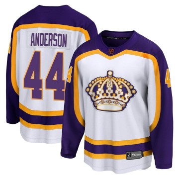 Breakaway Fanatics Branded Youth Mikey Anderson Los Angeles Kings Special Edition 2.0 Jersey - White