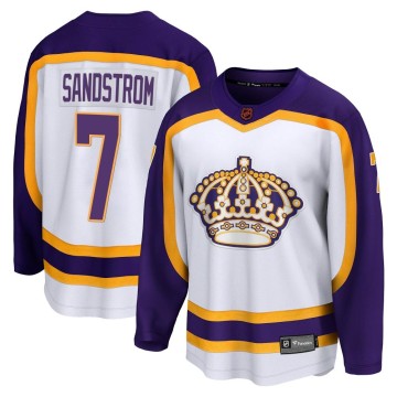 Breakaway Fanatics Branded Youth Tomas Sandstrom Los Angeles Kings Special Edition 2.0 Jersey - White