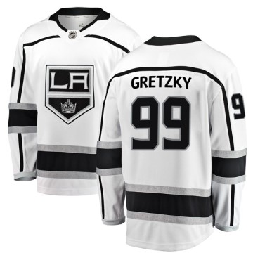 Breakaway Fanatics Branded Youth Wayne Gretzky Los Angeles Kings Away Jersey - White