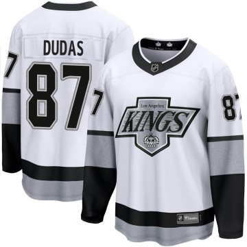 Premier Fanatics Branded Men's Aidan Dudas Los Angeles Kings Breakaway Alternate Jersey - White