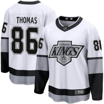 Premier Fanatics Branded Men's Akil Thomas Los Angeles Kings Breakaway Alternate Jersey - White