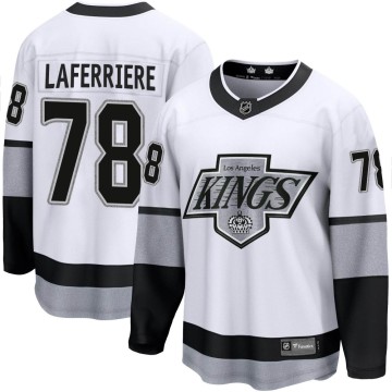 Premier Fanatics Branded Men's Alex Laferriere Los Angeles Kings Breakaway Alternate Jersey - White