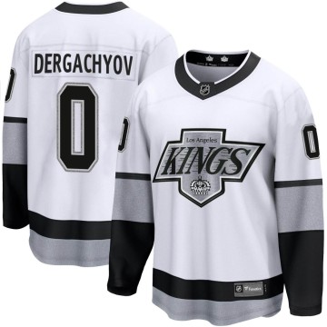 Premier Fanatics Branded Men's Alexander Dergachyov Los Angeles Kings Breakaway Alternate Jersey - White