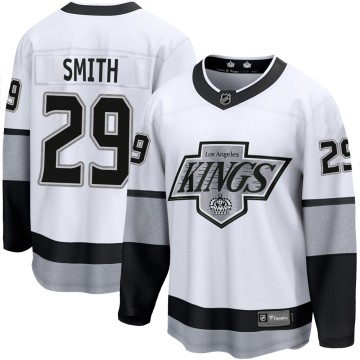 Premier Fanatics Branded Men's Billy Smith Los Angeles Kings Breakaway Alternate Jersey - White